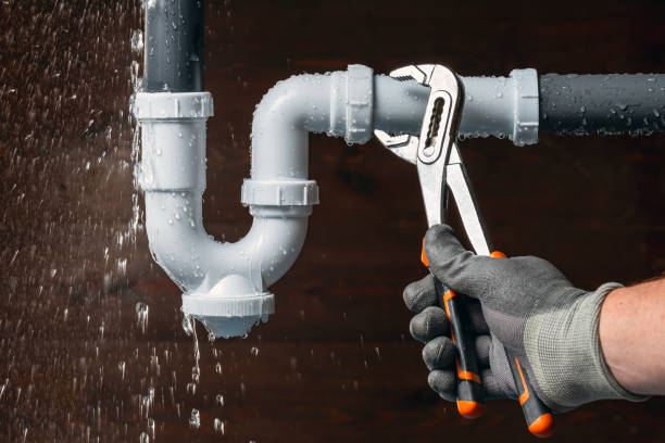 Professional Drain Cleaning technician working in Lowell, IN
